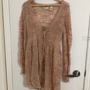 NWOT anthropologie sleeping on snow long cardigan